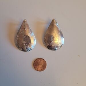 Silver Teardrop Earrings